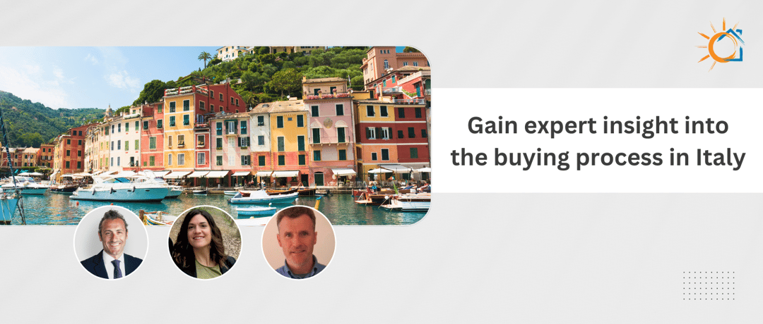 Gain expert insight into the buying process in Italy