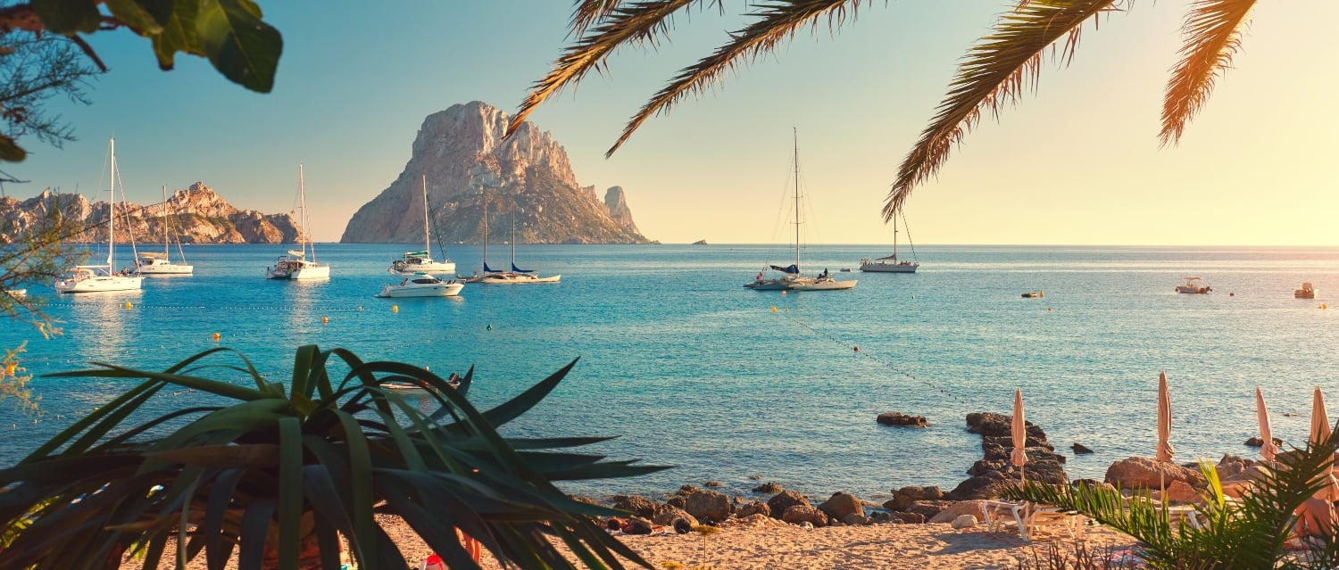 Cala d'Hort beach, Ibiza