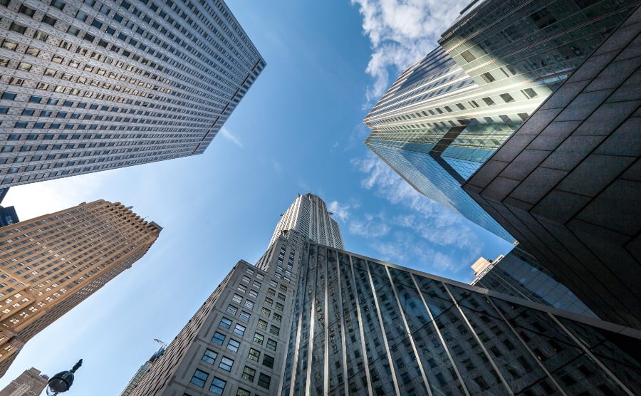 Skyscrapers in New York city