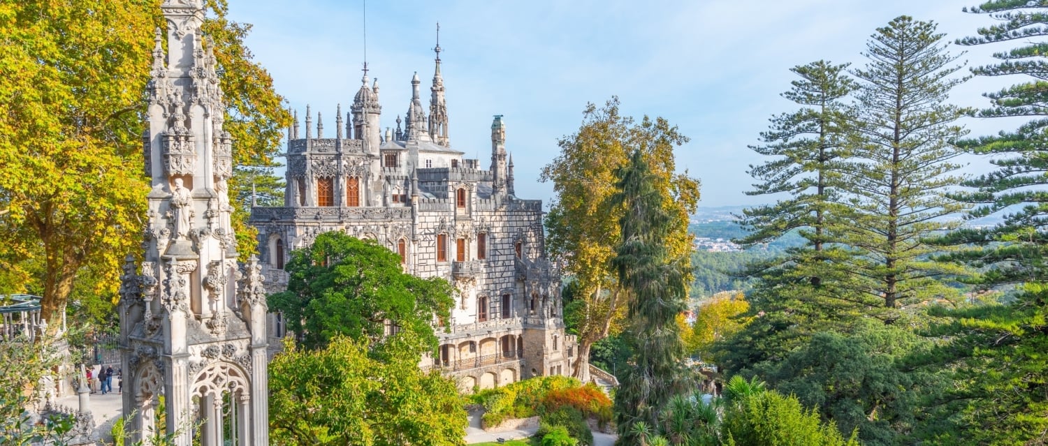 Quinta da Regaleira palace in Sintra, Portugal