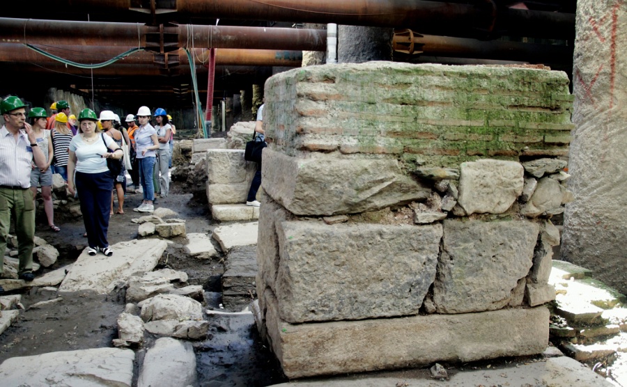 Buy a property in Thessaloniki and you can see ancient ruins on display in the local metro