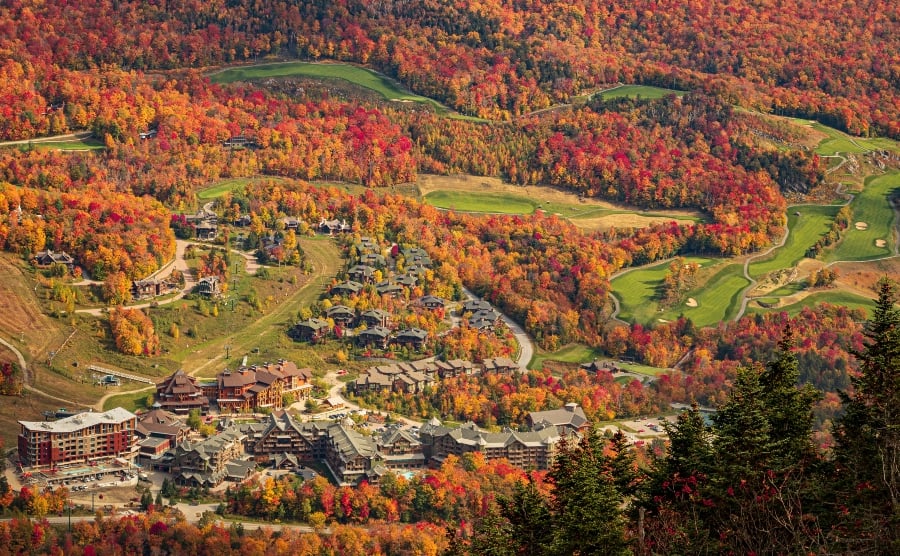 Mountain resort in Stowe Vermont