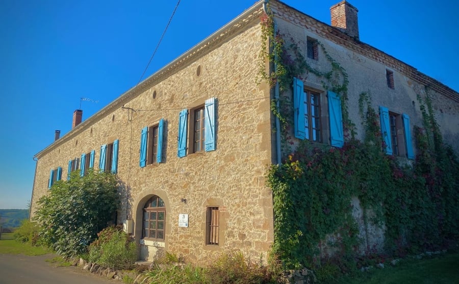 A renovated farmhouse in Gard