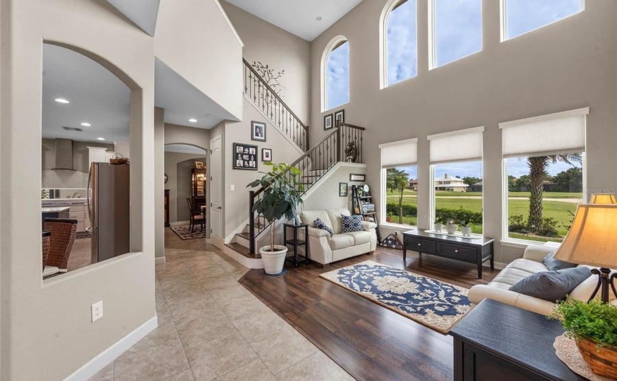 A Florida living room filled with sun