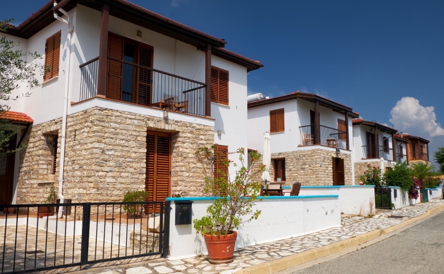 A house in a quiet Cyprus neighbourhood