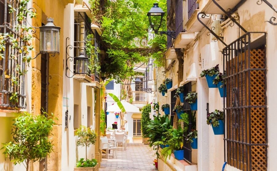 A street in Marbella Old Town