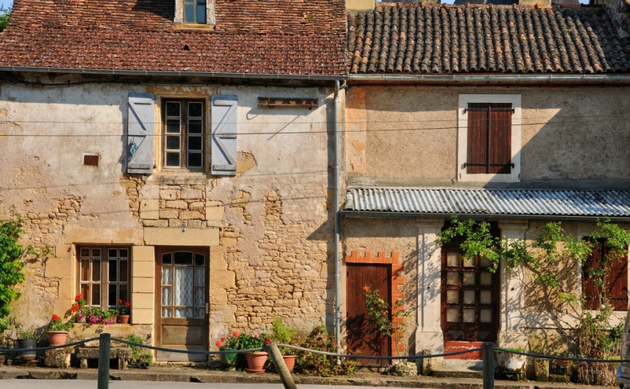 Old style stone house in Saint-Léon-sur-Vézère