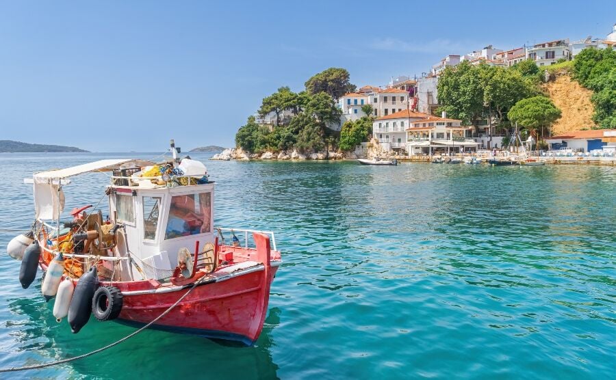 Skiathos Old Port, Greece