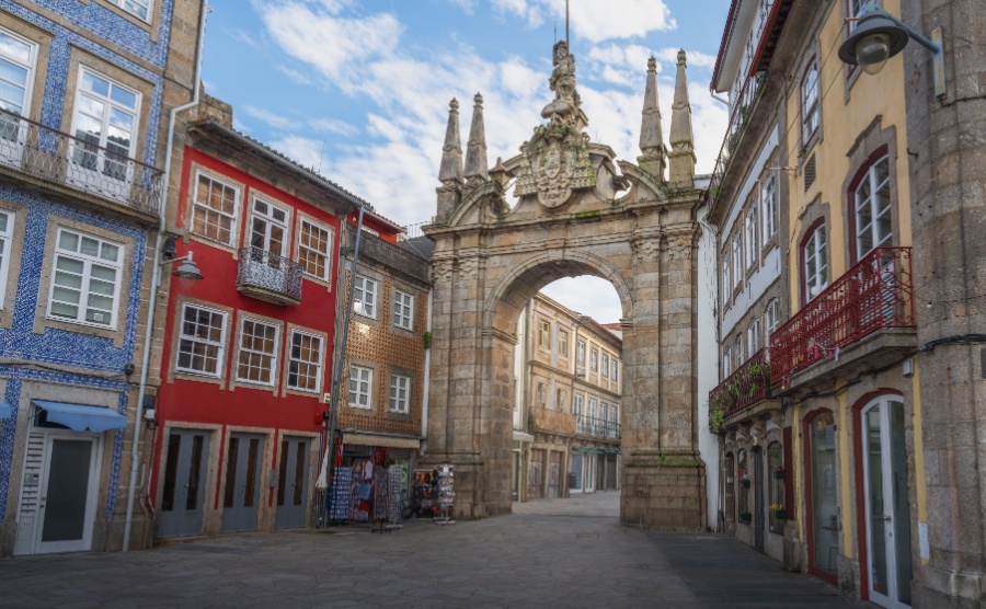 The central square in Braga