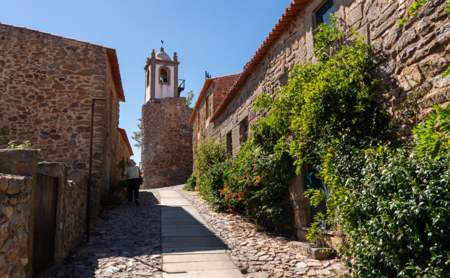 A street in the medieval town of Castelo Rodrigo