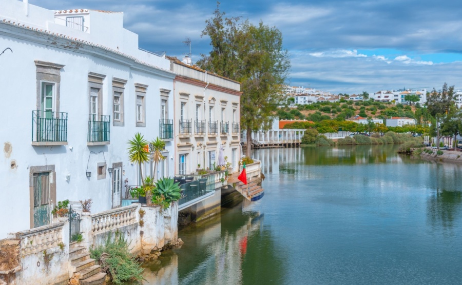 The waterfront of Tavira