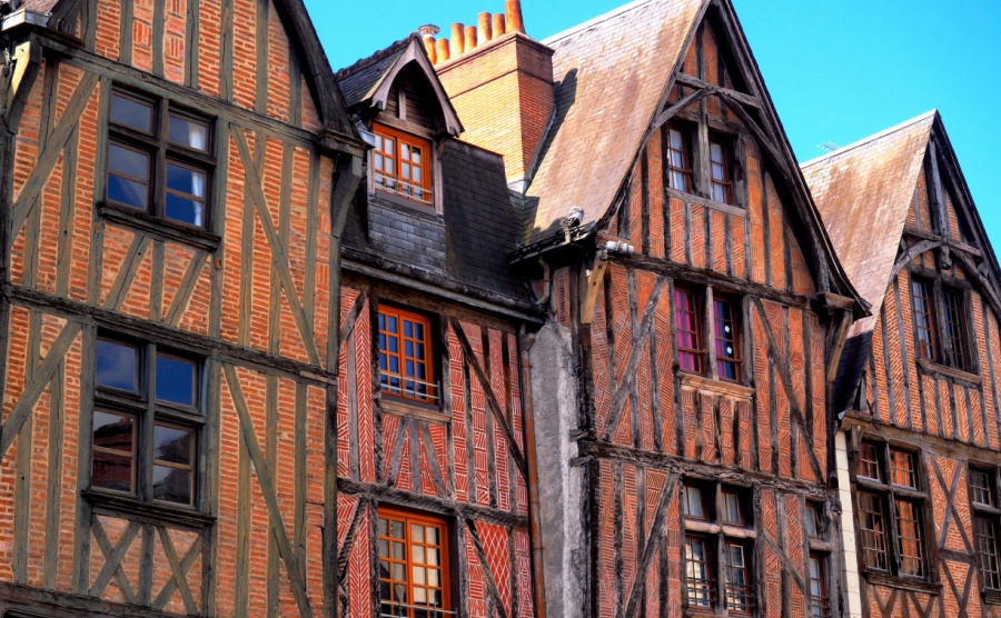 Medieval houses in Bourges