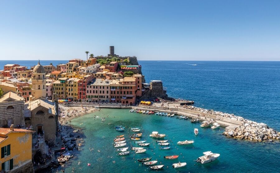 Vernazza village, Italy