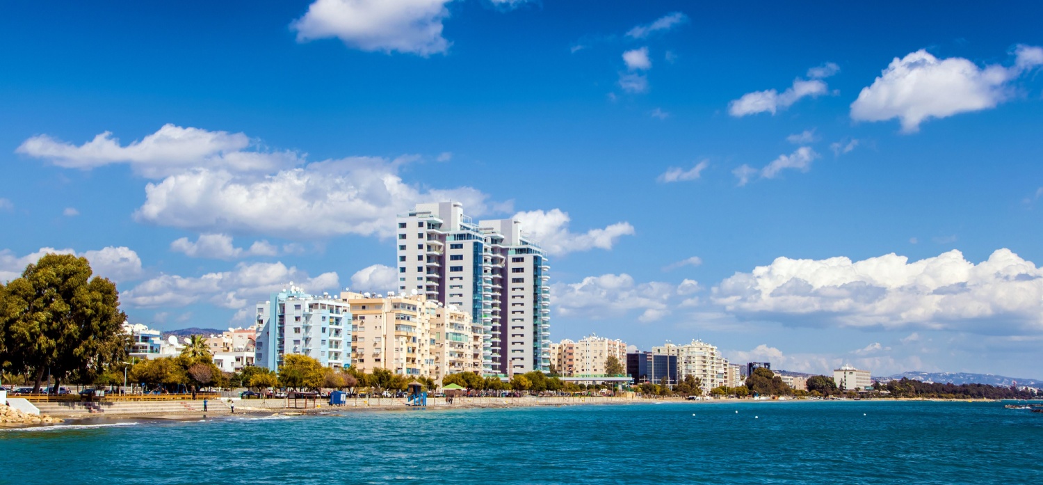 A look at the Limassol beachfront in Cyprus