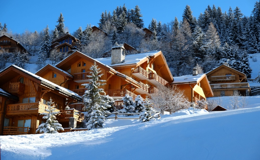 A chalet on the slopes of Meribel