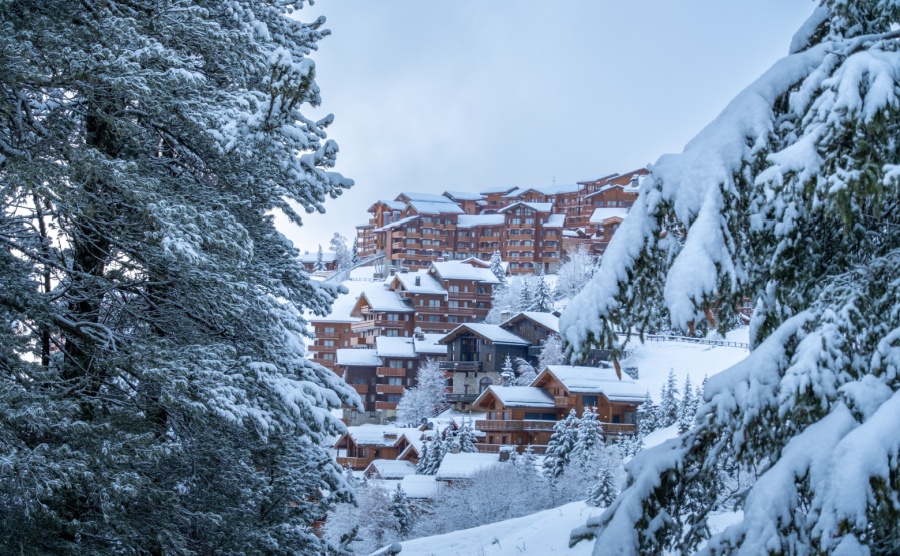 A view of the Meribel resort