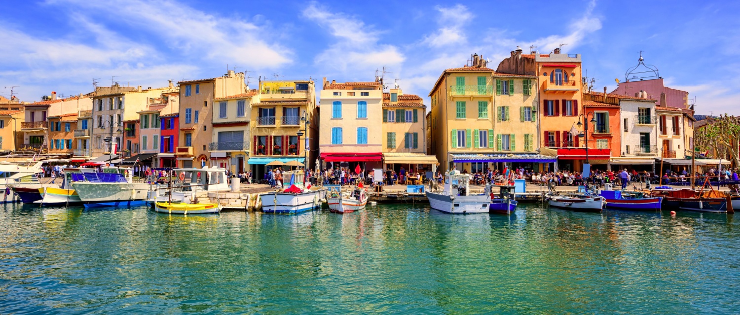 The seafront in Marseilles